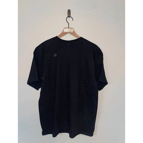 Vintage Heavily Medicated Shirt For Your Safety Humor Joke Black Tee VTG Large - Picture 6 of 8